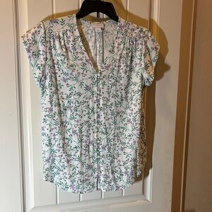 Liz Claiborne short sleeve (cap sleeve) blouse